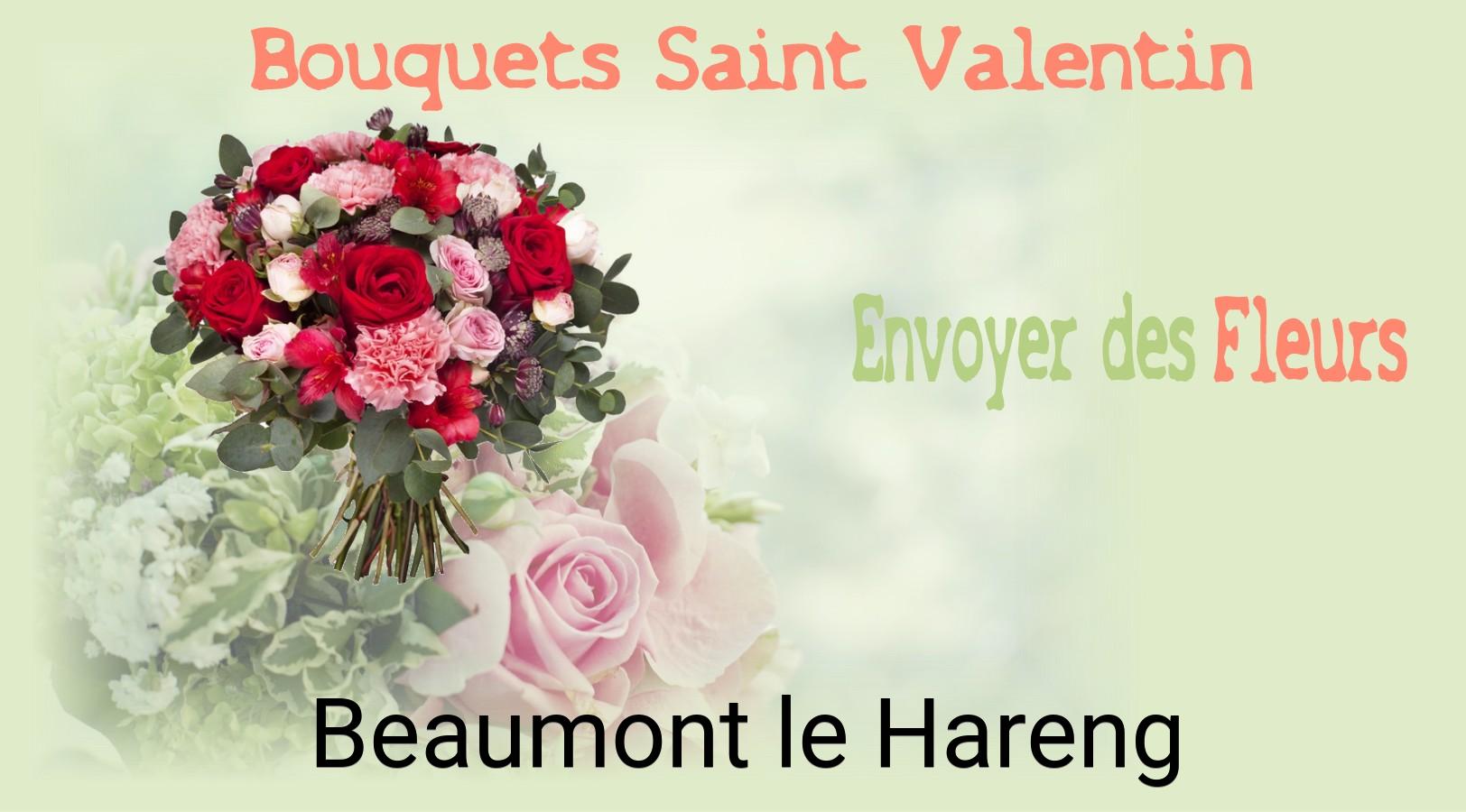 Roses de Saint-Valentin livrées à Beaumont-le-Hareng